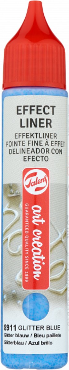 Talens Effect Liner/Dot   Glitter Blue 28ml | 8911